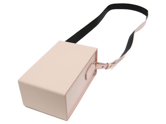 Borsa a spalla in pelle donna Fendi Box 8BT339 Rosa - vista 3