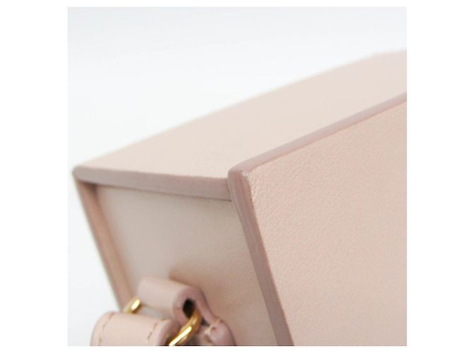 Borsa a spalla in pelle donna Fendi Box 8BT339 Rosa - vista 7
