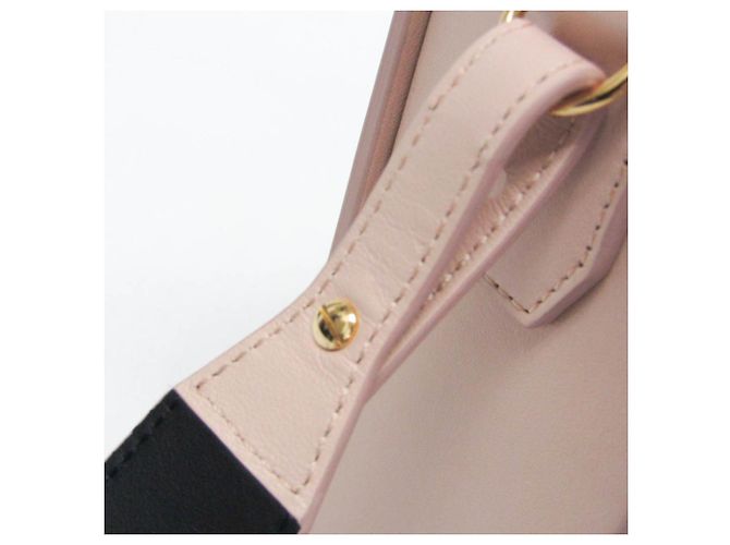 Borsa a spalla in pelle donna Fendi Box 8BT339 Rosa - vista 8
