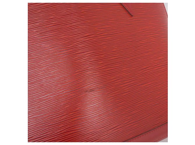 Borsa a spalla Louis Vuitton Epi Lussac M52287 per donne Rosso - vista 5