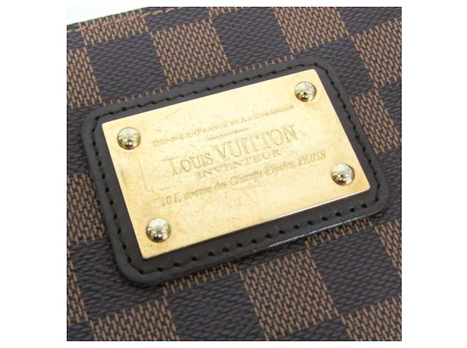 Borsa Louis Vuitton Damier Eva N55213 Marrone Damier ebene - vista 14