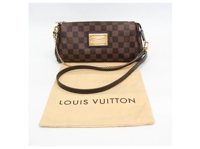 Borsa Louis Vuitton Damier Eva N55213 Marrone Damier ebene - vista 2