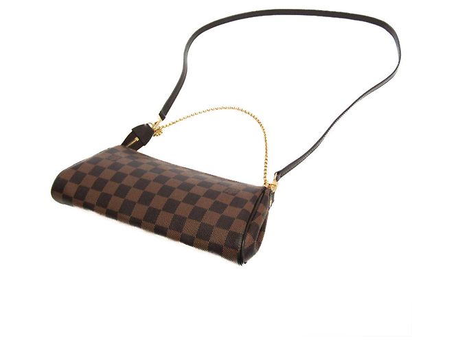 Borsa Louis Vuitton Damier Eva N55213 Marrone Damier ebene - vista 3