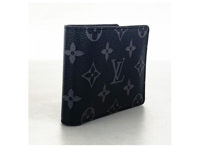Louis Vuitton Monogram Eclipse Slender Wallet Black - view 2