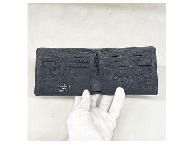 Louis Vuitton Monogram Eclipse Slender Wallet Black - view 3