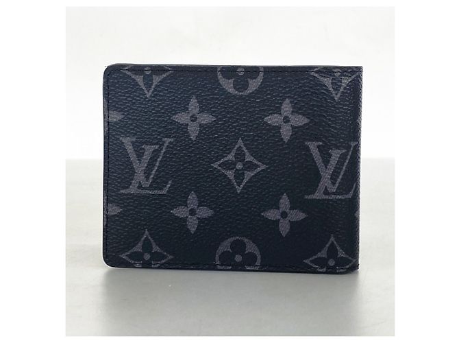 Louis Vuitton Monogram Eclipse Slender Wallet Black - view 8
