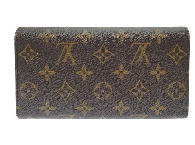 Cartera Zippy Louis Vuitton Mujer Larga M64117 Castaño Monograma - vista 2