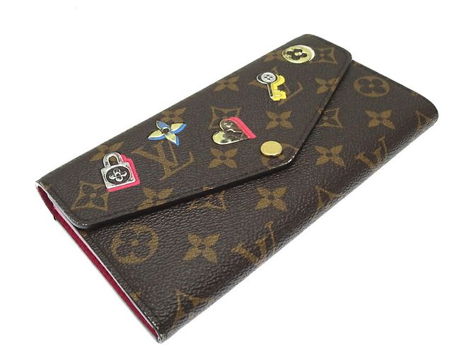 Cartera Zippy Louis Vuitton Mujer Larga M64117 Castaño Monograma - vista 3