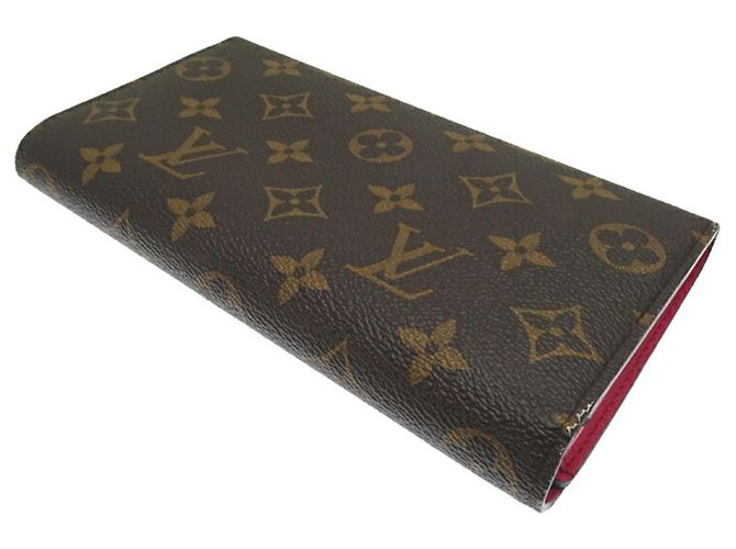 Cartera Zippy Louis Vuitton Mujer Larga M64117 Castaño Monograma - vista 4