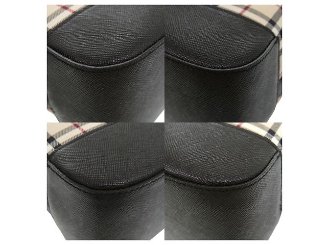 Sac fourre-tout Burberry Nova Check en beige - vue 8