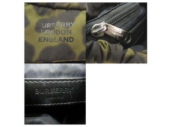Borsa a tracolla khaki Burberry Cachi - vista 10