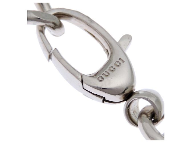 Collana Choker Script del Progetto Hacker Gucci Balenciaga Argento D'oro - vista 5