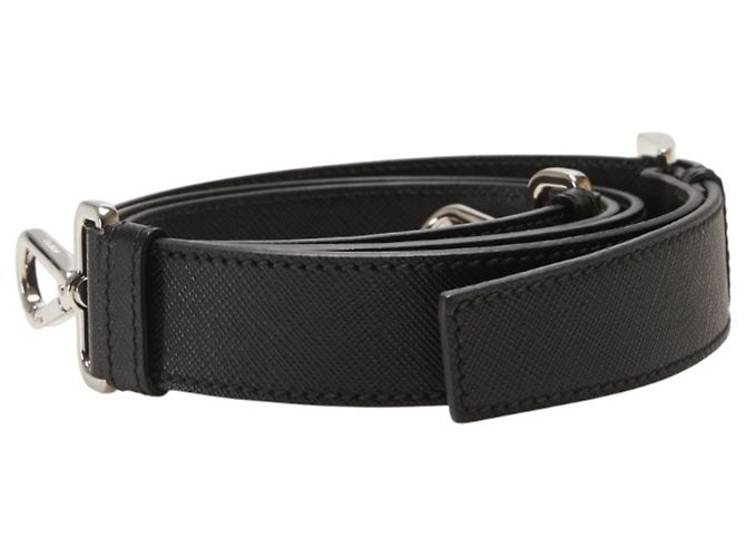 Saffiano Cinghia a spalla con logo Prada - vista 2