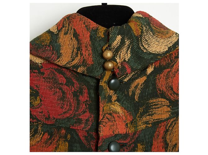 Blusa de Seda Oversized de Otoño Chloe 1985s Top FR40 UK12 US10 Chloé Karl Lagerfeld Multicolor - vista 6