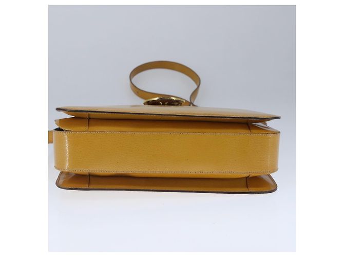 Céline Celine Vintage Circle Logo Leather Small Cammello - vista 5