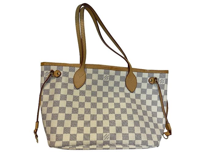 Borsa tote Neverfull Damier PM Louis Vuitton Bianco - vista 2