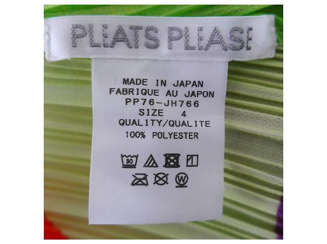 Issey Miyake Pleats Please Kleid mit abstraktem Farbprint Mehrfarben - Ansicht 5