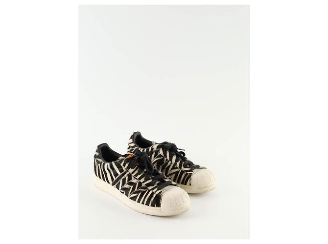 Adidas Zapatillas Superstar negras - vista 3