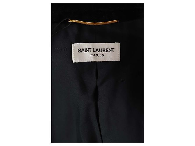 Saint Laurent Schwarzer Samtblazer - Ansicht 5
