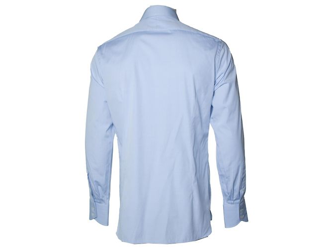 Camisa de algodón azul Tom Ford - vista 2