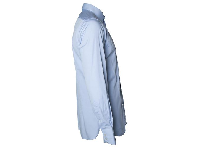 Camisa de algodón azul Tom Ford - vista 3
