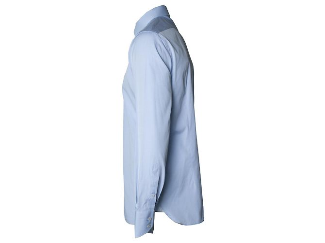 Camisa de algodón azul Tom Ford - vista 4
