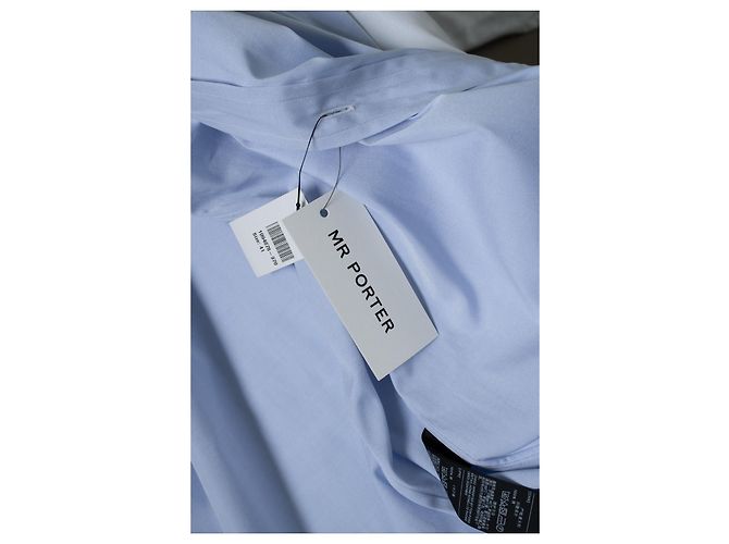 Camisa de algodón azul Tom Ford - vista 6