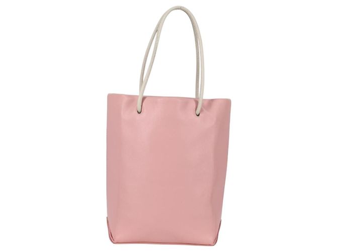 Chanel Borsa Shopping Essenziale in Pelle Piccola Rosa - vista 2