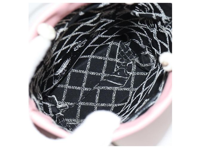 Chanel Borsa Shopping Essenziale in Pelle Piccola Rosa - vista 5