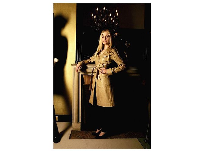 Chaqueta / Abrigo / Trench de Cuero Largo Chanel 2006 Beige - vista 2