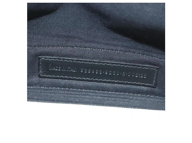 Balenciaga Navy Cabas aus Canvas mit Leder mittel Weiß - Ansicht 7