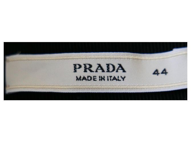Prada Fall 2008 Black Wool Felt Corset Bust Dress - view 8