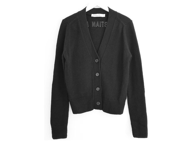 Cashmere-Cardigan mit Dior-Logo Schwarz - Ansicht 2