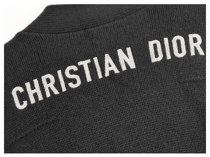 Cashmere-Cardigan mit Dior-Logo Schwarz - Ansicht 5