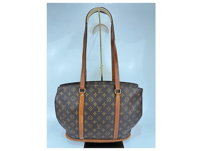 Borsa a spalla e tote autentica Louis Vuitton Babylone in monogramma marrone 276 - vista 2