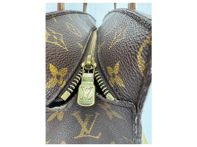 Borsa a spalla e tote autentica Louis Vuitton Babylone in monogramma marrone 276 - vista 7
