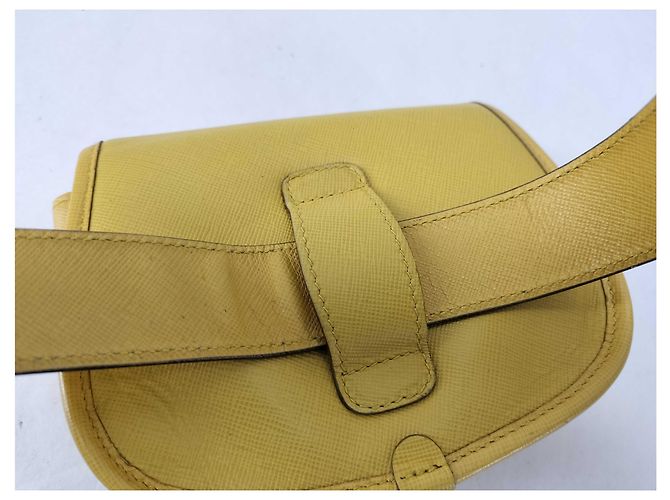 Gucci Bamboo 1947 Ledergürtel Mini Gelb - Ansicht 3