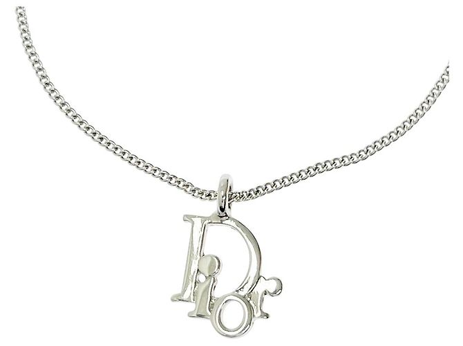 Pulseira de logo prateado Christian Dior Prata - vista 2