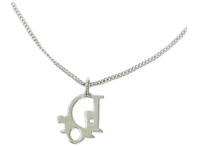 Pulseira de logo prateado Christian Dior Prata - vista 3