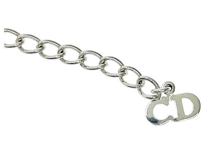 Pulseira de logo prateado Christian Dior Prata - vista 5
