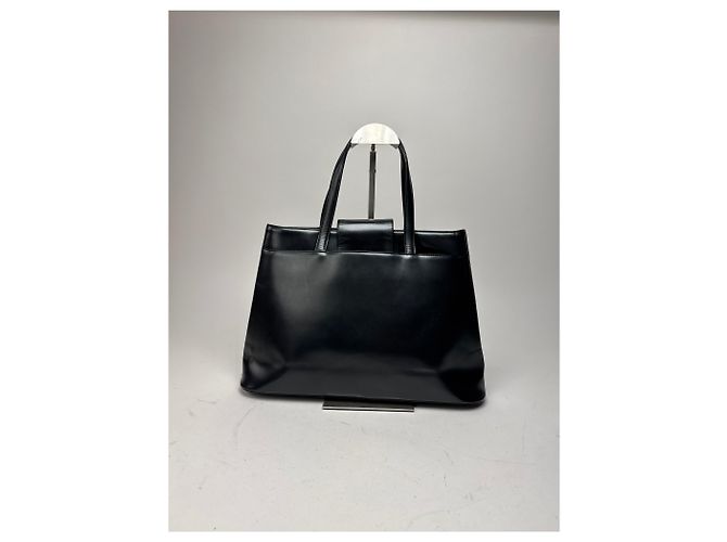 Vintage Givenchy Ledertasche schwarz - Ansicht 13