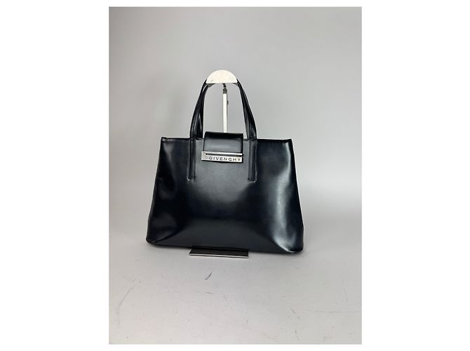 Vintage Givenchy Ledertasche schwarz - Ansicht 5