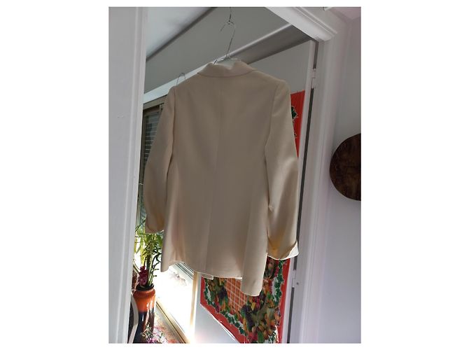 Autre Marque Thomas Starzewski Beige Wool Crepe Jacket - view 3