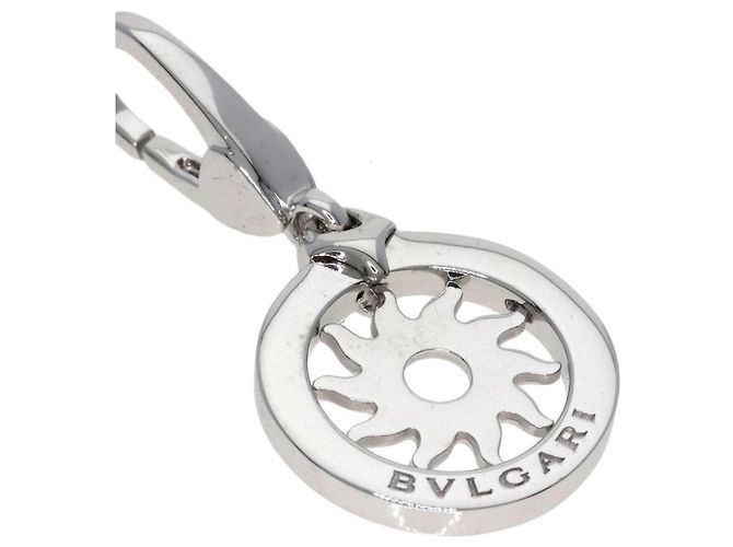 Bulgari Collana con pendente Bvlgari Tondo oro bianco - vista 2