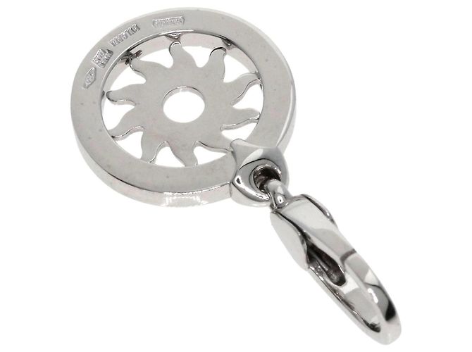 Bulgari Collana con pendente Bvlgari Tondo oro bianco - vista 4
