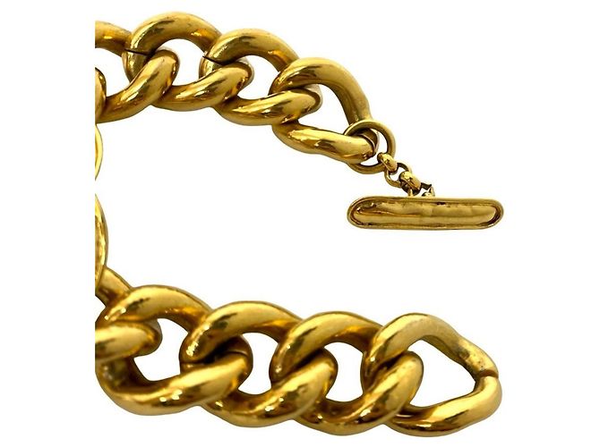 Bracciale con charm dorato e motivo Coco Mark di Chanel D'oro - vista 3