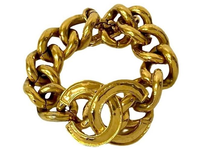 Bracciale con charm dorato e motivo Coco Mark di Chanel D'oro - vista 4
