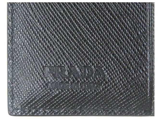 Prada 2MO004 Saffiano Leather Card Case Black - view 7