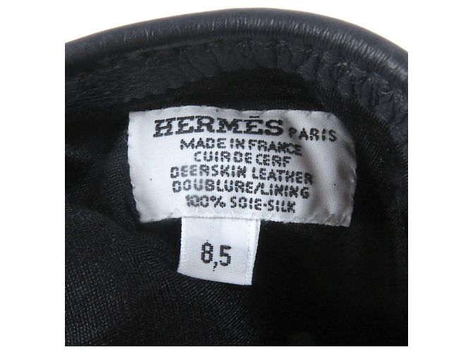 Herrenhandschuhe aus Hirschleder von Hermès Blau - Ansicht 5