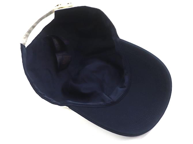 Cappello da viaggio bicolore Louis Vuitton in cotone Bianco - vista 6